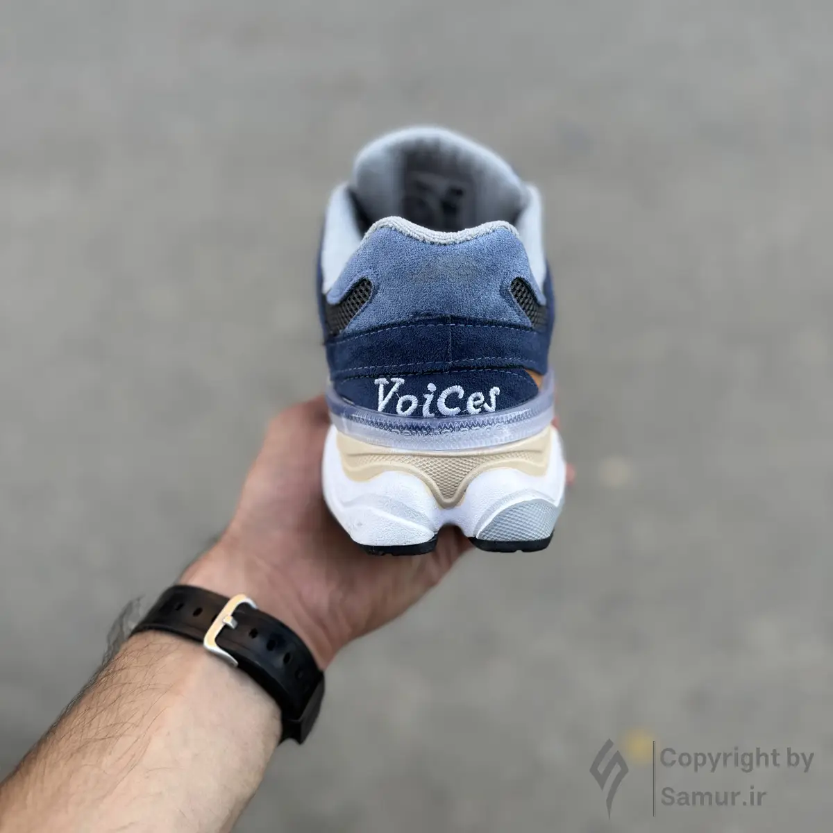 گالری تصاویر کتونی نیوبالانس 9060 سرمه ای قهوه ای